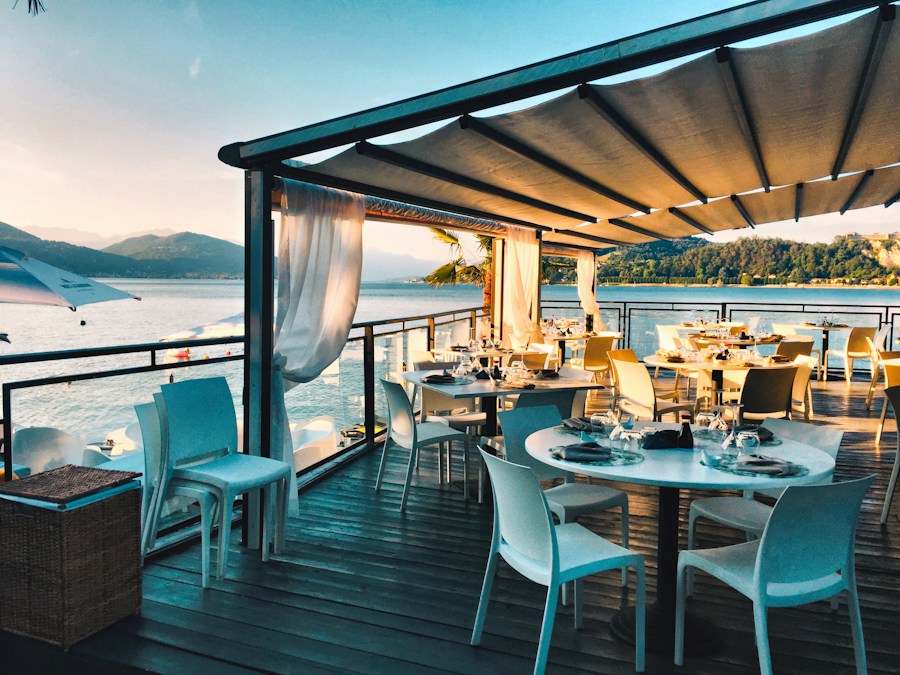 Elegant restaurant table